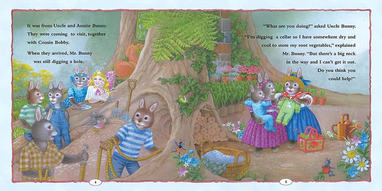 SHIRLEY BARBER | LITTLE BUNNY AND THE JEWELS IN THE CELLAR Board Book by SHIRLEY BARBER - The Playful Collective