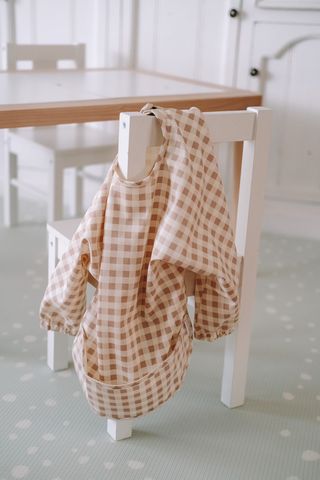 SMOCKIE - CARAMEL GINGHAM Small (6-12 months) by ELLIEBUB - The Playful Collective