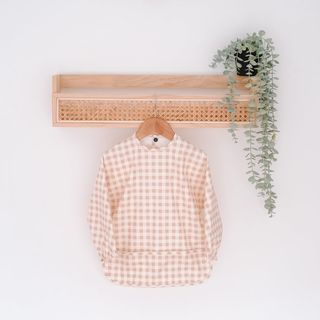 SMOCKIE - CARAMEL GINGHAM Small (6-12 months) by ELLIEBUB - The Playful Collective