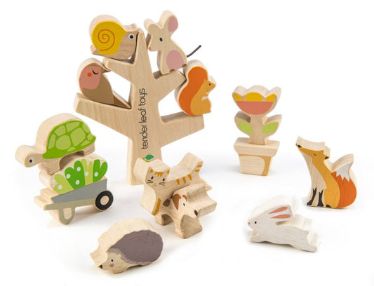 STACKING GARDEN ANIMAL FRIENDS by TENDER LEAF TOYS - The Playful Collective