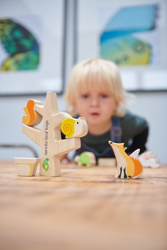 STACKING GARDEN ANIMAL FRIENDS - PREORDER by TENDER LEAF TOYS - The Playful Collective