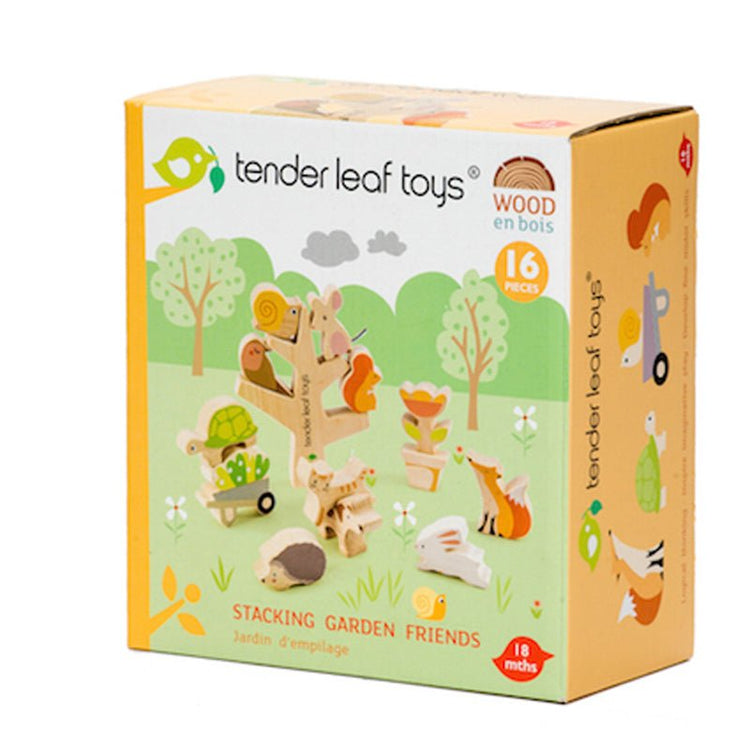 STACKING GARDEN ANIMAL FRIENDS - PREORDER by TENDER LEAF TOYS - The Playful Collective