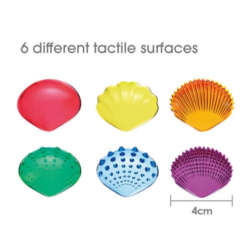 TACTILE SHELLS - SET OF 72 by EDUCATIONAL COLOURS - The Playful Collective