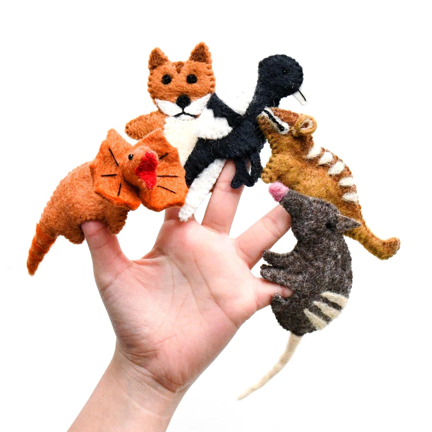 TARA TREASURES | AUSTRALIAN ANIMALS (G) FINGER PUPPET SET by TARA TREASURES - The Playful Collective