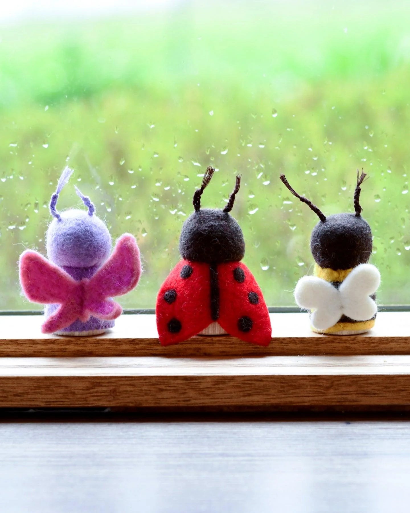 Bugs Peg Doll Set - Bee, Ladybug & Butterfly by Tara Treasures | The ...