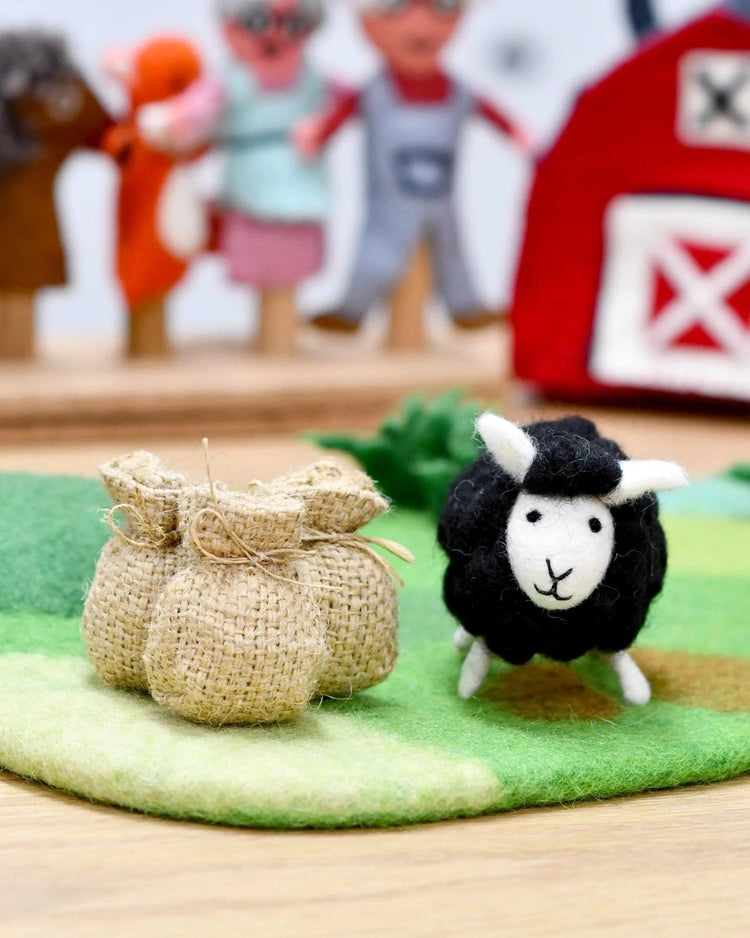 Felt Baa Baa Black Sheep by Tara Treasures | The Playful Collective