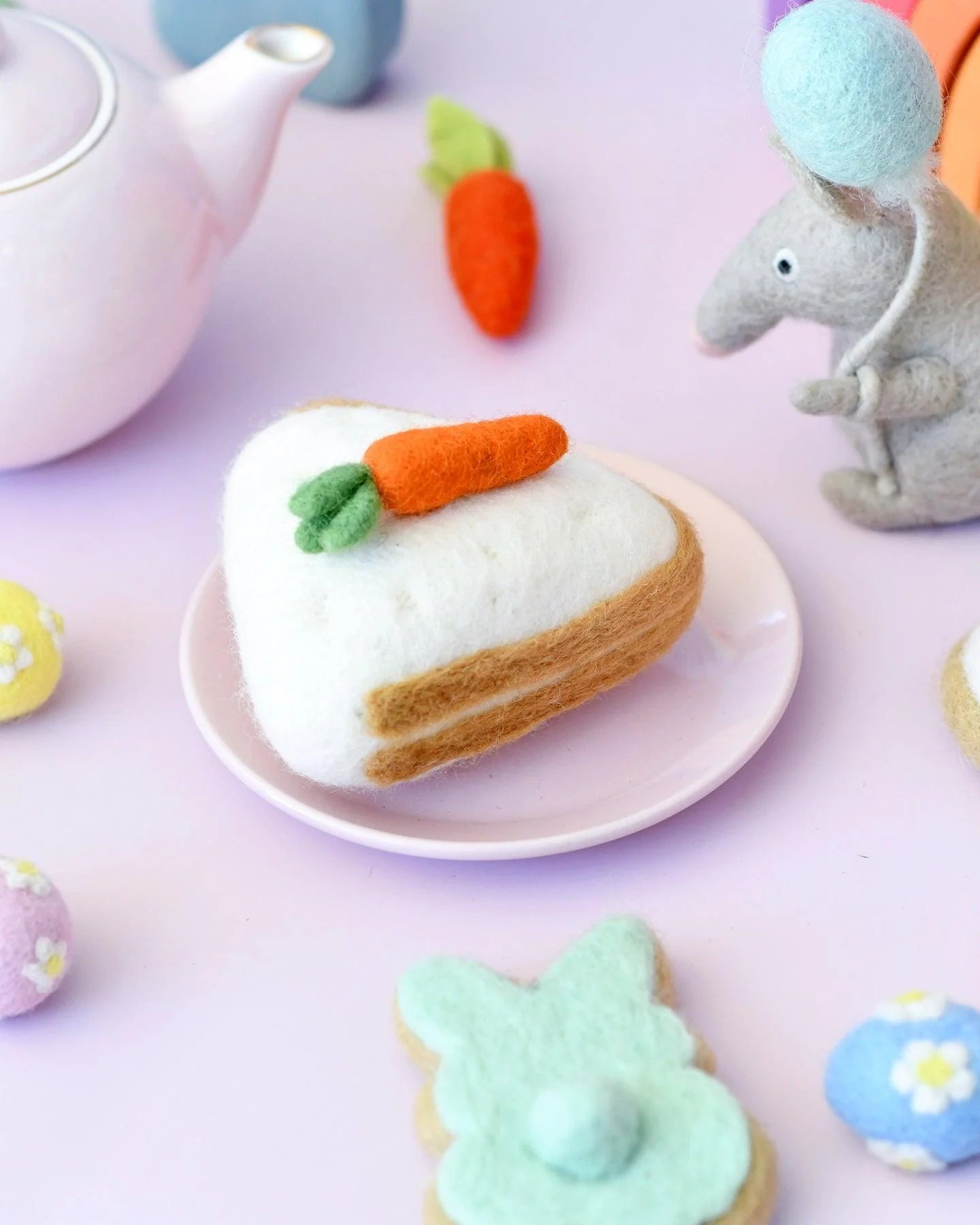 TARA TREASURES | FELT CARROT CAKE *PRE-ORDER* by TARA TREASURES - The Playful Collective