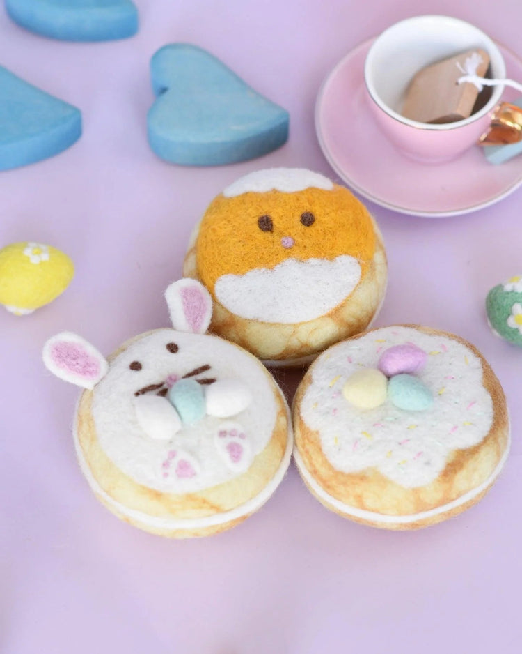 TARA TREASURES | FELT EASTER DONUTS (SET OF 3) *PRE-ORDER* by TARA TREASURES - The Playful Collective