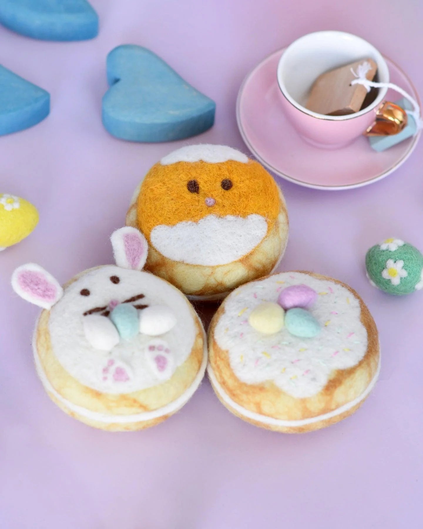 TARA TREASURES | FELT EASTER DONUTS (SET OF 3) *PRE-ORDER* by TARA TREASURES - The Playful Collective