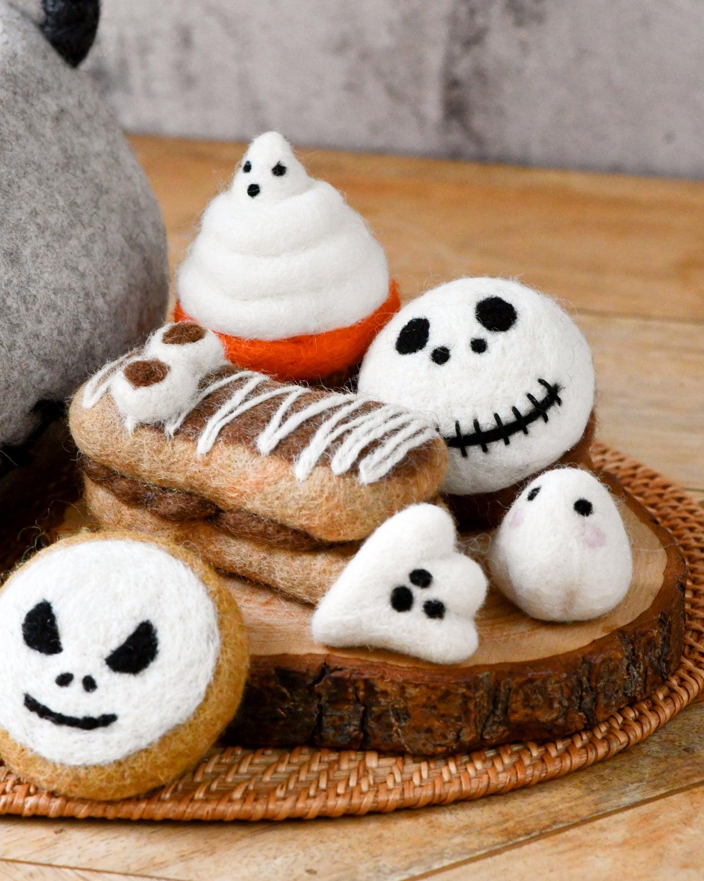 TARA TREASURES | FELT HALLOWEEN SPOOKY GHOST COOKIE by TARA TREASURES - The Playful Collective