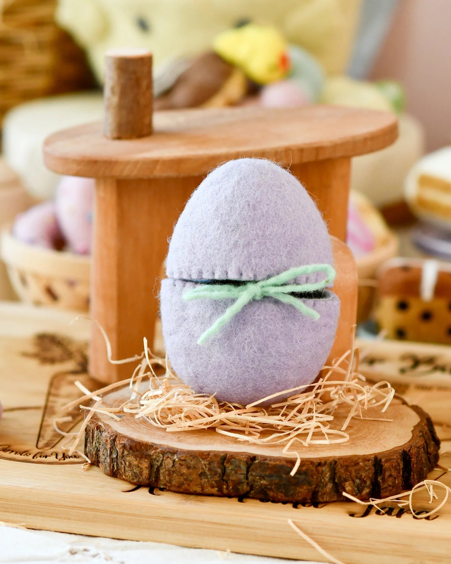 TARA TREASURES | FELT SURPRISE EGG WITH DUCK INSIDE *PRE-ORDER* by TARA TREASURES - The Playful Collective