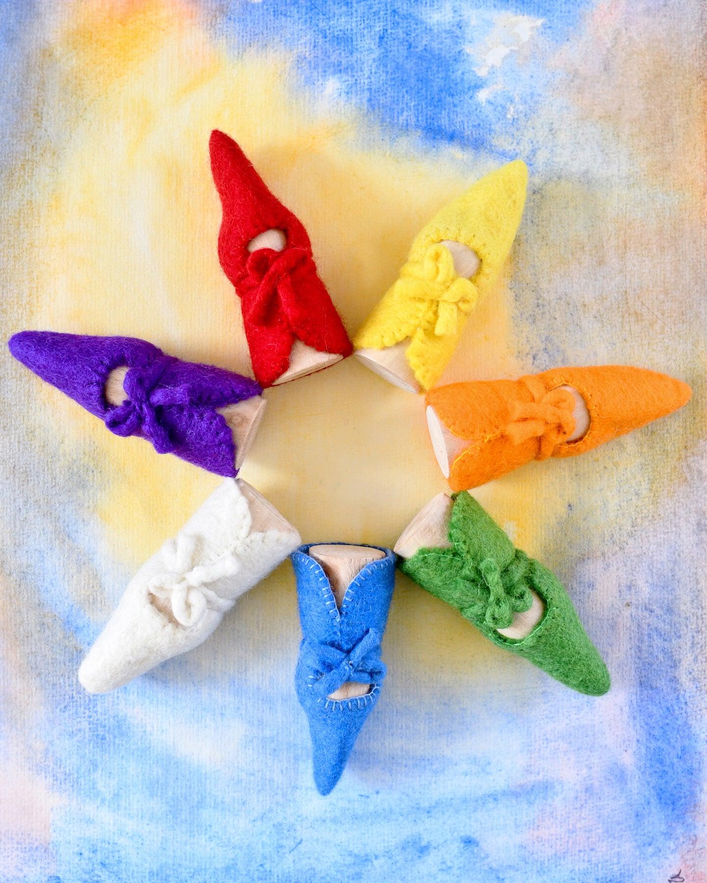 Felt Waldorf Colours of the Week Peg Dolls by Tara Treasures | The ...
