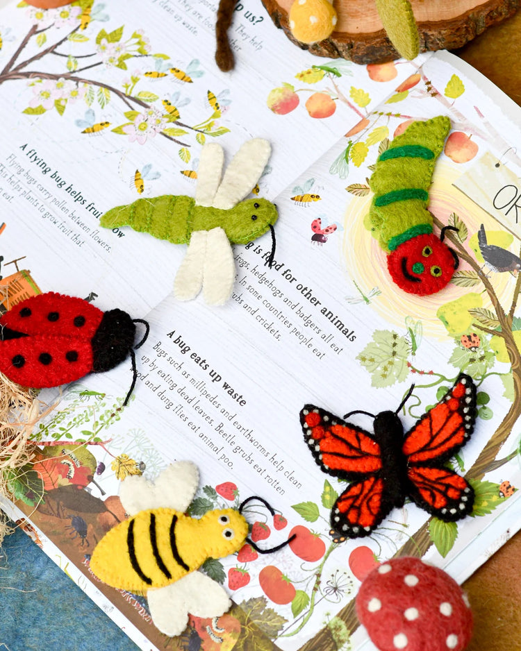 TARA TREASURES | INSECTS AND BUGS FINGER PUPPET SET by TARA TREASURES - The Playful Collective