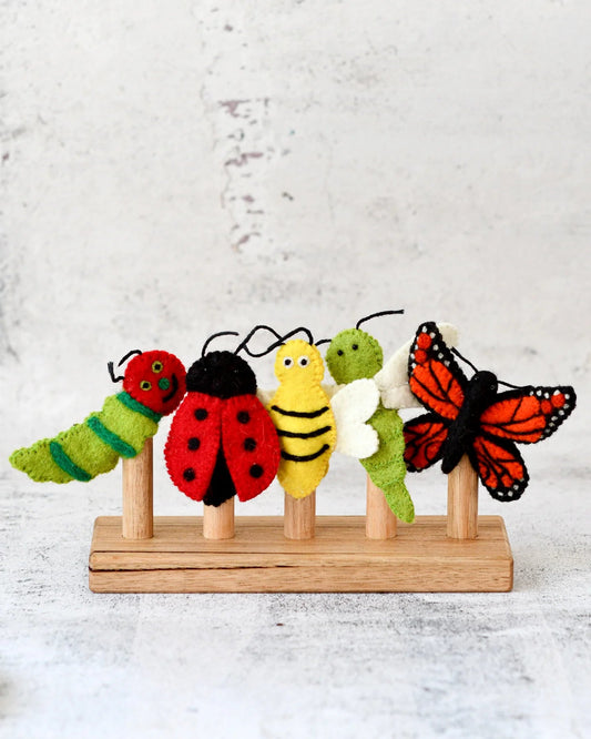 TARA TREASURES | INSECTS AND BUGS FINGER PUPPET SET by TARA TREASURES - The Playful Collective