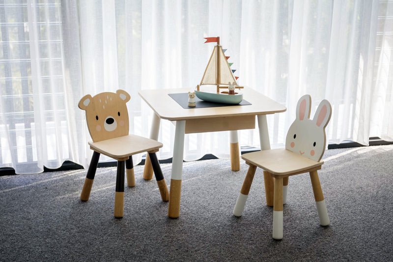 TENDER LEAF TOYS | FOREST WOODEN TABLE & CHAIRS by TENDER LEAF TOYS - The Playful Collective