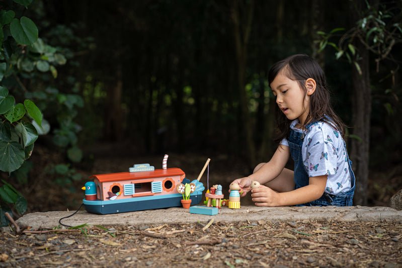 TENDER LEAF TOYS | LITTLE OTTER CANAL BOAT by TENDER LEAF TOYS - The Playful Collective