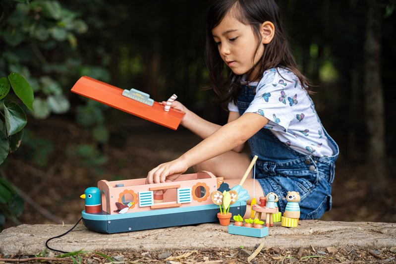 TENDER LEAF TOYS | LITTLE OTTER CANAL BOAT by TENDER LEAF TOYS - The Playful Collective