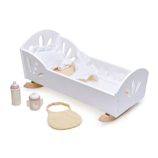 TENDER LEAF TOYS | SWEET SWAN DOLLY BED by TENDER LEAF TOYS - The Playful Collective