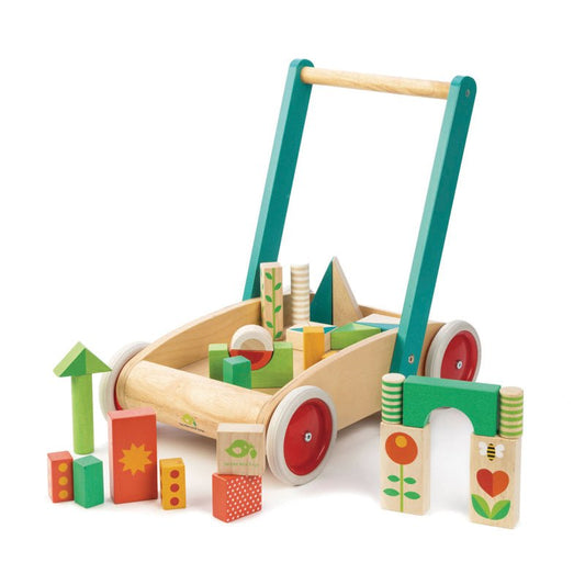 TENDER LEAF TOYS | WAGON WITH BLOCKS by TENDER LEAF TOYS - The Playful Collective