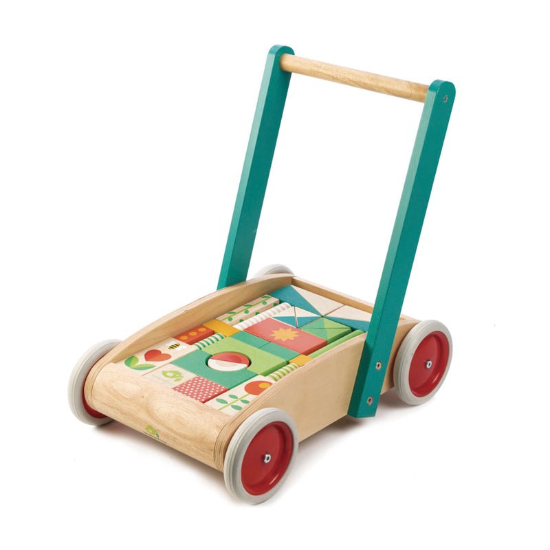 TENDER LEAF TOYS | WAGON WITH BLOCKS by TENDER LEAF TOYS - The Playful Collective
