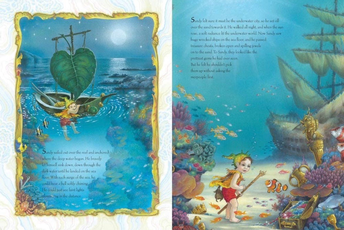 THE MERMAID PRINCESS (LENTICULAR HARDBACK) by SHIRLEY BARBER - The Playful Collective