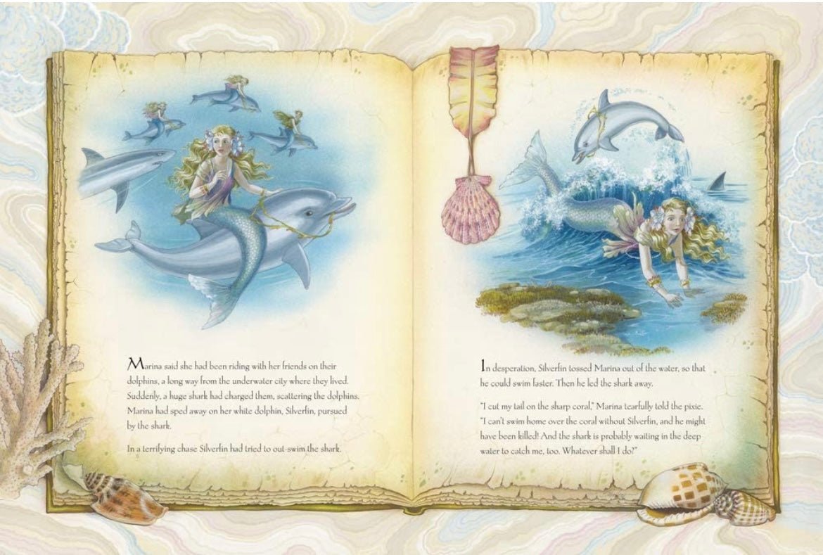 THE MERMAID PRINCESS (LENTICULAR HARDBACK) by SHIRLEY BARBER - The Playful Collective