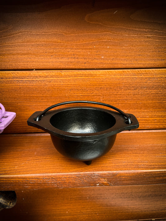 THE PLAYFUL COLLECTIVE | MINI CAST IRON OPEN CAULDRON - BLACK by THE PLAYFUL COLLECTIVE - The Playful Collective