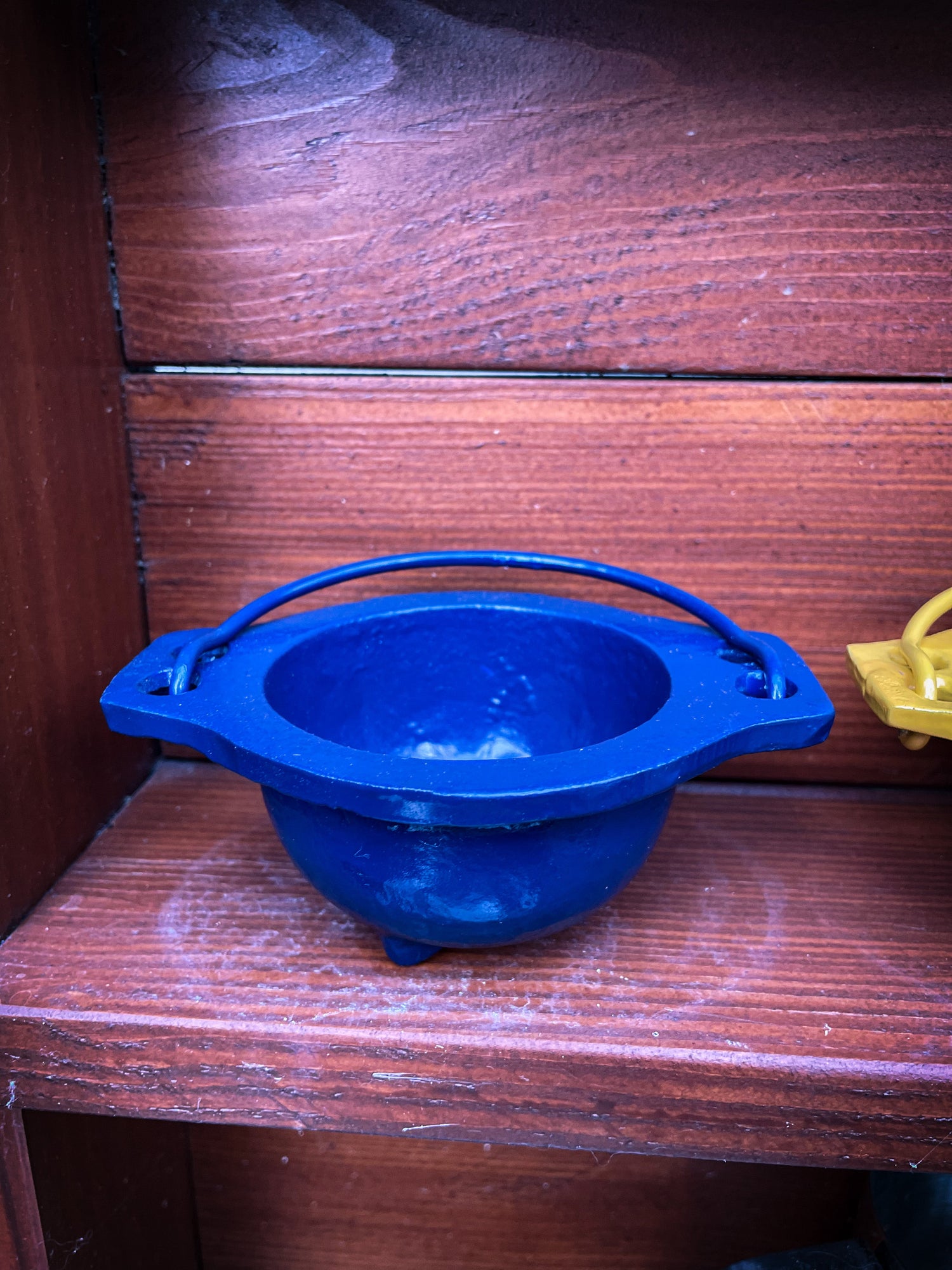 THE PLAYFUL COLLECTIVE | MINI CAST IRON OPEN CAULDRON - BLUE by THE PLAYFUL COLLECTIVE - The Playful Collective