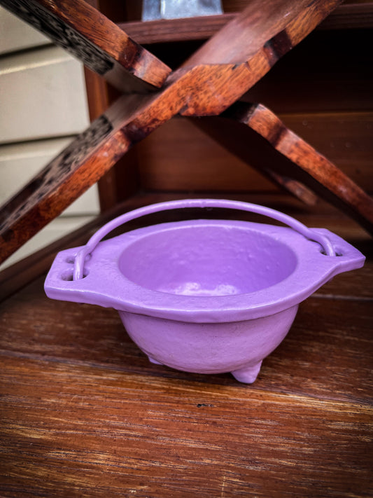 THE PLAYFUL COLLECTIVE | MINI CAST IRON OPEN CAULDRON - LAVENDER by THE PLAYFUL COLLECTIVE - The Playful Collective