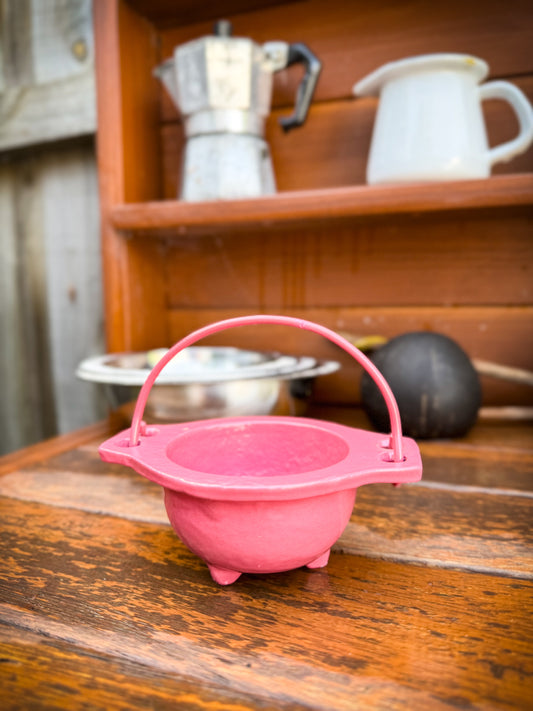 THE PLAYFUL COLLECTIVE | MINI CAST IRON OPEN CAULDRON - PINK by THE PLAYFUL COLLECTIVE - The Playful Collective