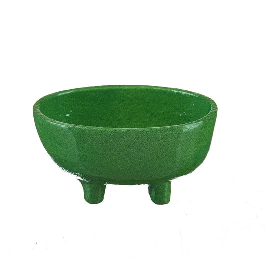 THE PLAYFUL COLLECTIVE | MINI OVAL CAST IRON CAULDRON - GREEN by THE PLAYFUL COLLECTIVE - The Playful Collective