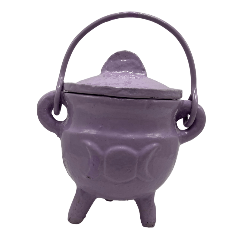 THE PLAYFUL COLLECTIVE | MINI TRIPLE MOON CAST IRON CAULDRON - LAVENDER by THE PLAYFUL COLLECTIVE - The Playful Collective