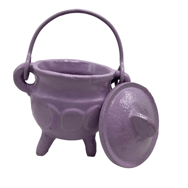THE PLAYFUL COLLECTIVE | MINI TRIPLE MOON CAST IRON CAULDRON - LAVENDER by THE PLAYFUL COLLECTIVE - The Playful Collective