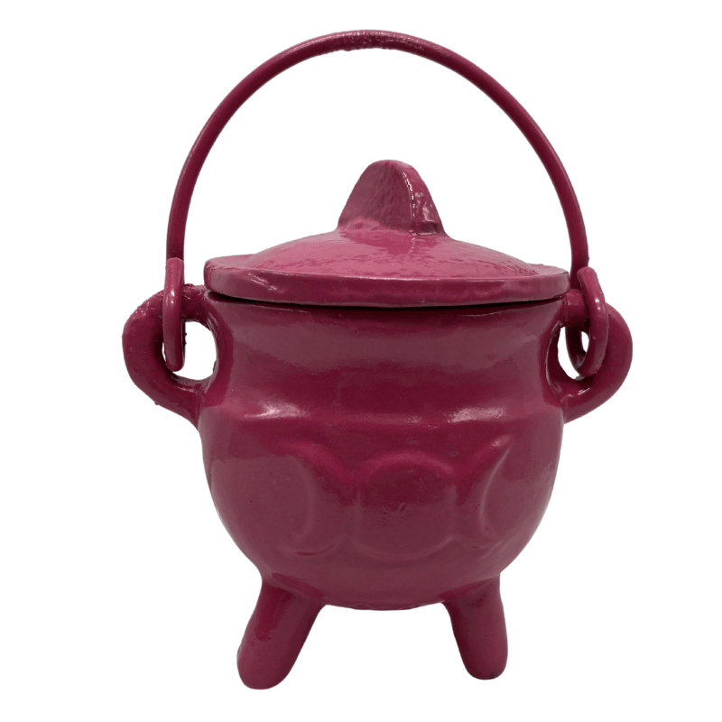 THE PLAYFUL COLLECTIVE | MINI TRIPLE MOON CAST IRON CAULDRON - PINK by THE PLAYFUL COLLECTIVE - The Playful Collective