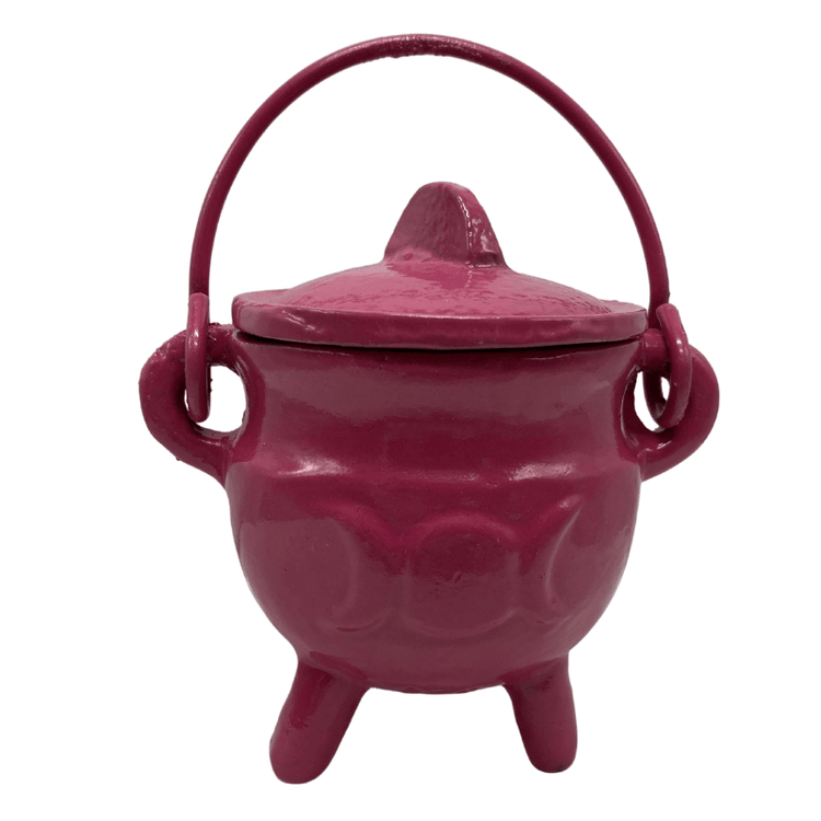 THE PLAYFUL COLLECTIVE | MINI TRIPLE MOON CAST IRON CAULDRON - PINK by THE PLAYFUL COLLECTIVE - The Playful Collective