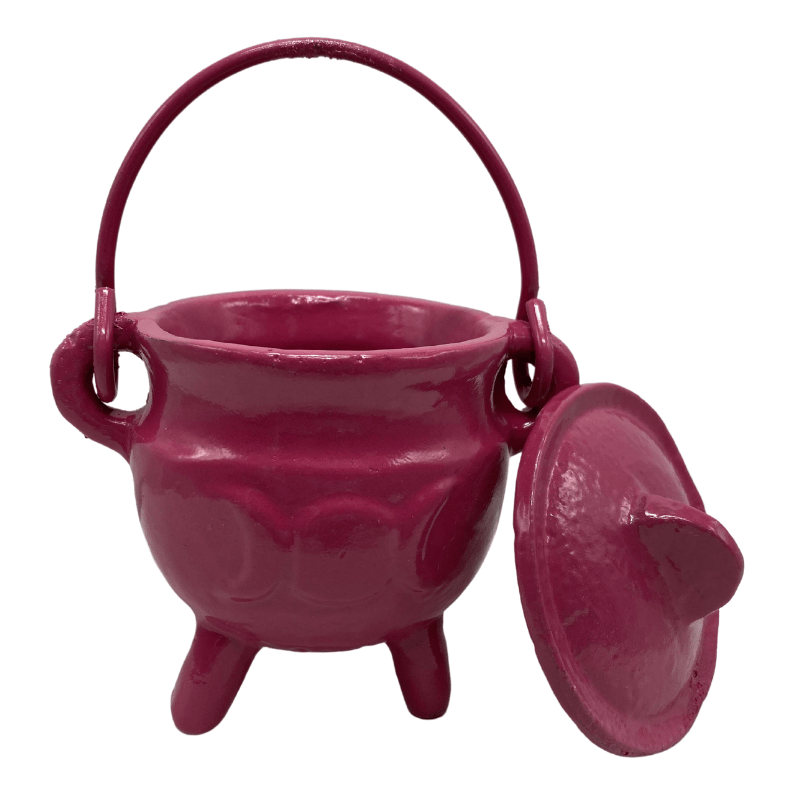 THE PLAYFUL COLLECTIVE | MINI TRIPLE MOON CAST IRON CAULDRON - PINK by THE PLAYFUL COLLECTIVE - The Playful Collective