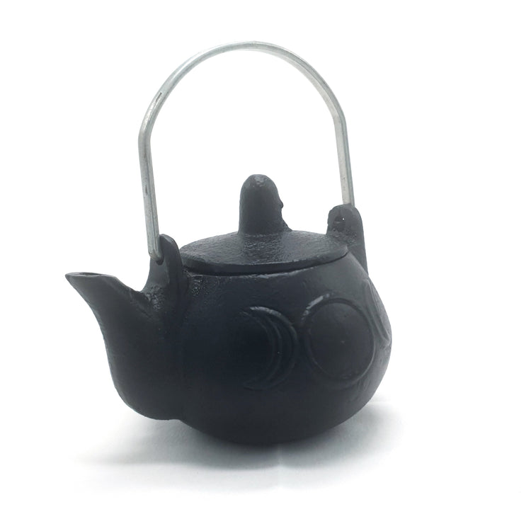 THE PLAYFUL COLLECTIVE | MINI TRIPLE MOON CAST IRON KETTLE - BLACK by THE PLAYFUL COLLECTIVE - The Playful Collective