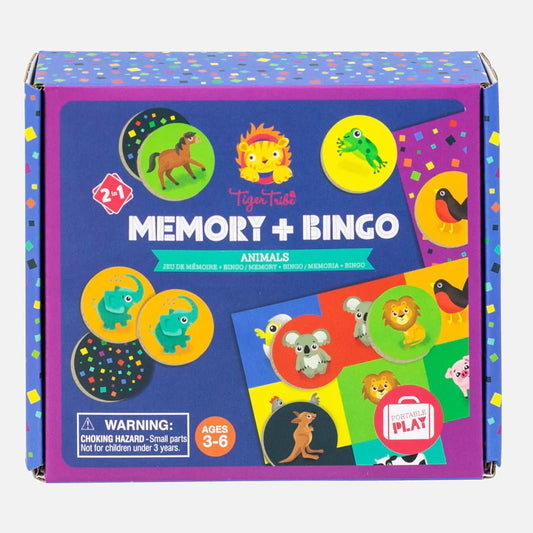 TIGER TRIBE | MEMORY + BINGO - ANIMALS by TIGER TRIBE - The Playful Collective