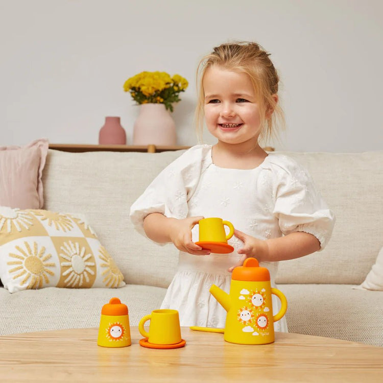 TIGER TRIBE | SILICONE TEA SET - SUNNY DAYS by TIGER TRIBE - The Playful Collective