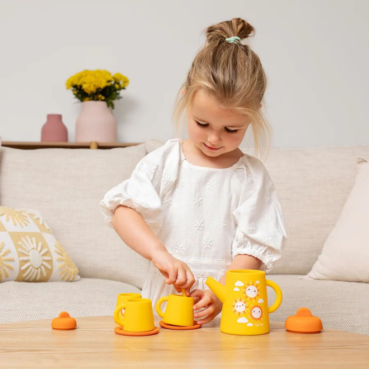 TIGER TRIBE | SILICONE TEA SET - SUNNY DAYS by TIGER TRIBE - The Playful Collective