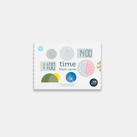 TIME FLASH CARDS by TWO LITTLE DUCKLINGS - The Playful Collective
