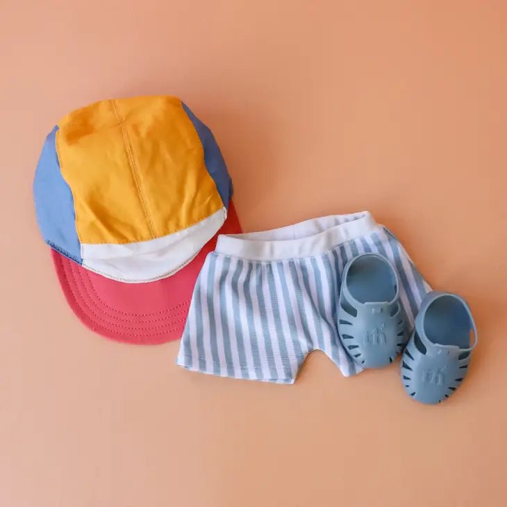TINY HARLOW | TINY THREADS SWIMWEAR SET - BLUE by TINY HARLOW - The Playful Collective