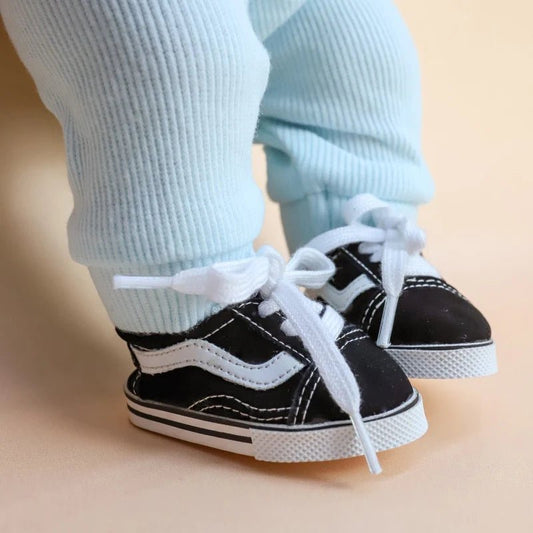 TINY HARLOW | TINY TOOTSIES BLACK STREET SNEAKER by TINY HARLOW - The Playful Collective