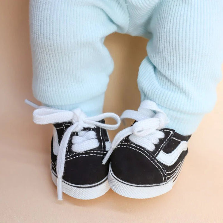 TINY HARLOW | TINY TOOTSIES BLACK STREET SNEAKER by TINY HARLOW - The Playful Collective