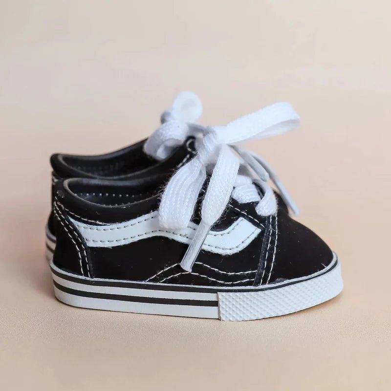 TINY HARLOW | TINY TOOTSIES BLACK STREET SNEAKER by TINY HARLOW - The Playful Collective