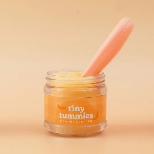 TINY HARLOW | TINY TUMMIES FOOD JAR & SPOON SET - BANANA CUSTARD by TINY HARLOW - The Playful Collective