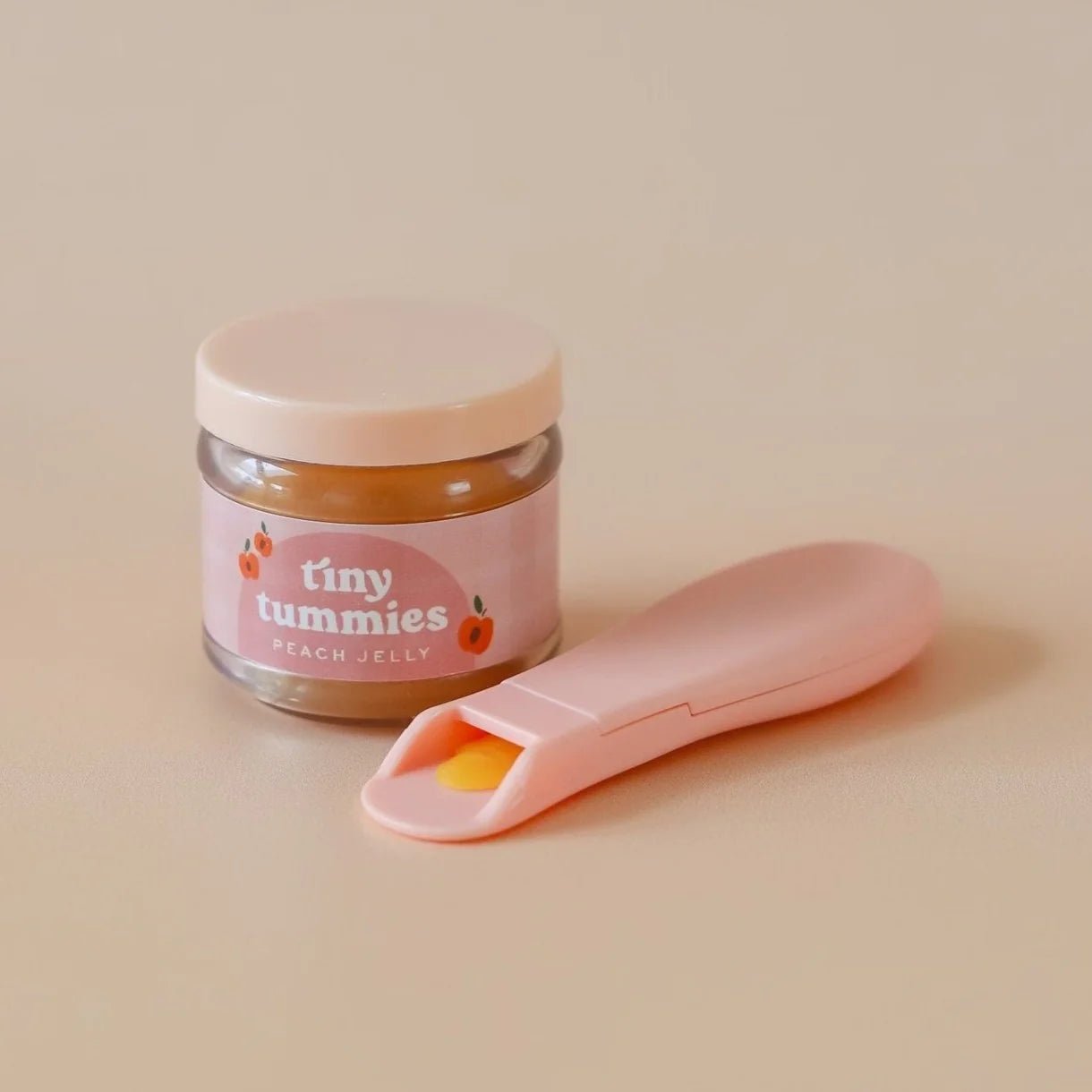 TINY HARLOW | TINY TUMMIES FOOD JAR & SPOON SET - PEACH JELLY by TINY HARLOW - The Playful Collective