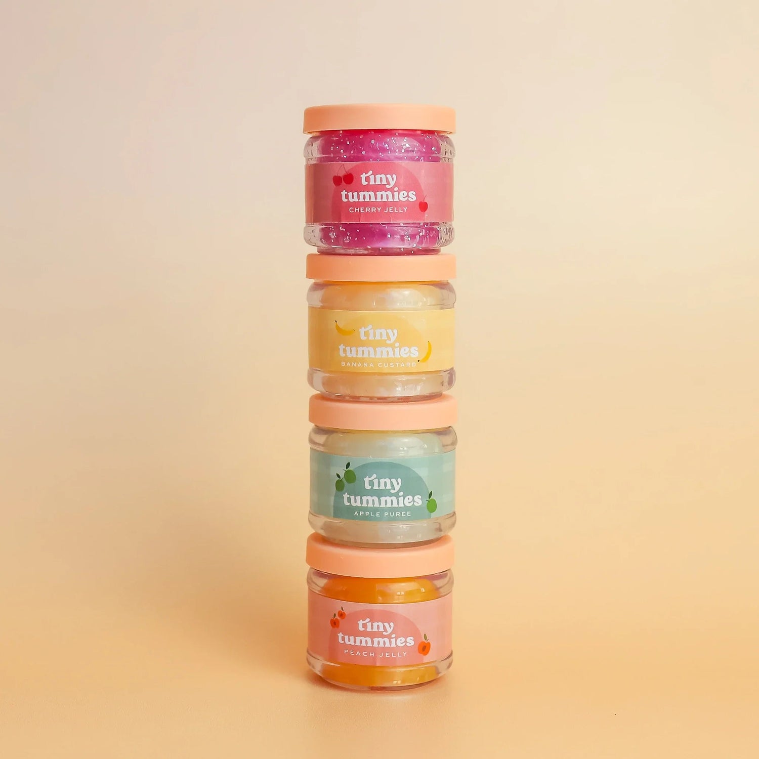 TINY HARLOW | TINY TUMMIES FOOD JAR & SPOON SET - PEACH JELLY by TINY HARLOW - The Playful Collective