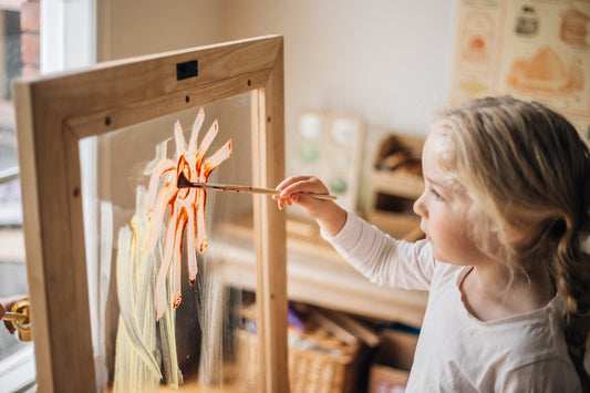 TODDLER PERSPEX EASEL by QTOYS - The Playful Collective