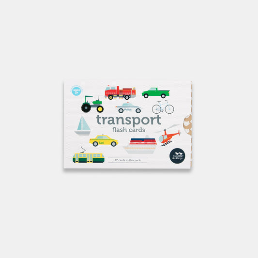 TRANSPORT FLASH CARDS by TWO LITTLE DUCKLINGS - The Playful Collective
